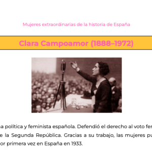Material para el 8M - mujeres extraordinarias